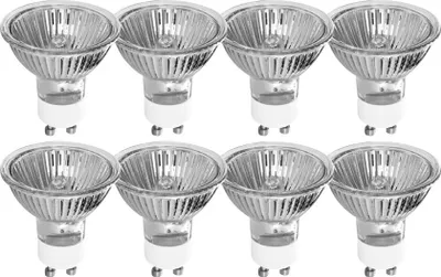 Produktbild von 8 x Tesco Halogen Reflektor 50W GU10 220-240V warmweiß 2700K dimmbar 2000h 35°