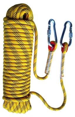 Image de Corde d'escalade pour extérieur avec 2 crochets