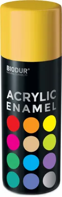 Produktbild von BIODUR Sprühlack - Verkehrsgelb RAL 1023 Glanz - 400ml – Wetterfest & Schnelltrocknend