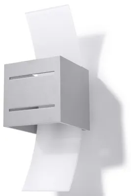 Imagen del producto de Aplique de pared LORETO, color gris, marca Sollux Lighting, modelo SL.0202