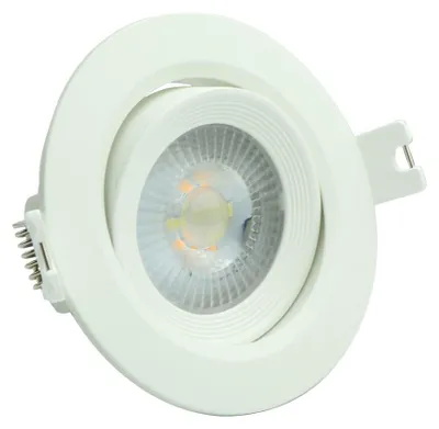 Produktbild von LUXULA LED Downlight 5 W 2700 K warmweiß weiß IP44 dimmbar