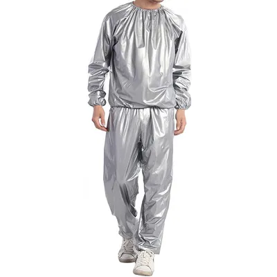Zdjęcie produktu dla Sauna Fitness Schweiß Sauna Anzug Gewichtsverlust Ganzkörper Übung Fitnessstudio Anti RIP PVC für Männer Frauen