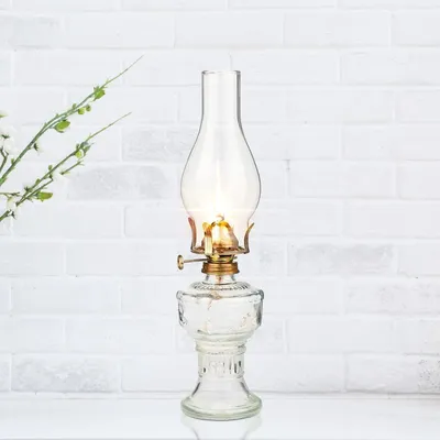 Zdjęcie produktu dla Lampa naftowa szklana, klasyczna, retro, dekoracyjna, idealna na wesele, wakacje. Duża pojemność, wysoka jakość