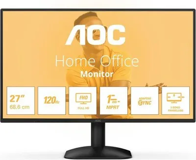 Zdjęcie produktu dla Monitor AOC 27B31H, 27 cali, Full HD, 120Hz, IPS, 1ms, Adaptive Sync