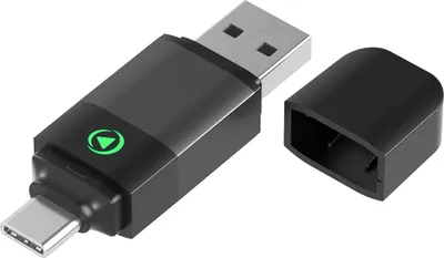 Image de Adaptateur BT 2en1 USBA+C - CarPlay / Android Auto