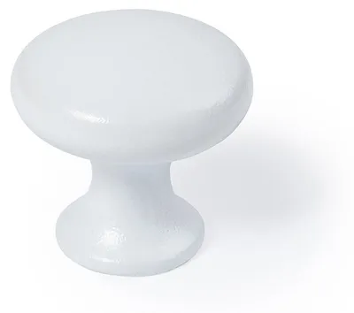 Produktbild von Rei 760 Knopf für Möbel, mattweiß, modernes Design, einfache Handhabung – Rei