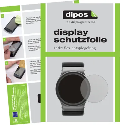 Produktbild von 5x Schutzfolie für 60 mm Durchmesser Uhr matt Displayschutzfolie Folie Display Schutz dipos