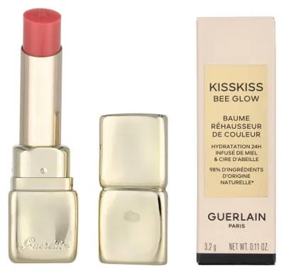Produktbild von Guerlain KissKiss Bee Glow, Lippenbalsam, Orange, Frauen, Jeder Hauttyp, Bienenwachs, Feuchtigkeitsspendend, Nährend, Glättend, Weichmachend, Beruhigend