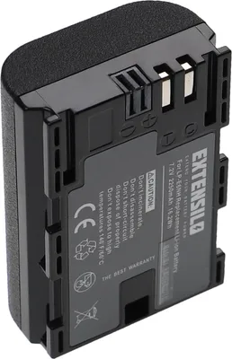 Produktbild von EXTENSILO 2x Akku kompatibel mit Canon EOS 60D, 5D Mark III, 5D Mark IV, 6D, 60Da, 5DS, 5DS R, 70D, 6D Mark II, 5D Mark II Kamera (2250 mAh, 7,2 V, Li-Ion)