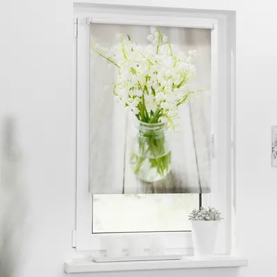 Obrázek produktu pro Roleta propouštějící denní světlo 70x150cm Konvalinky