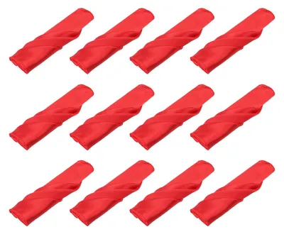 12 Satinservetten Rot 45,7 x 45,7 cm