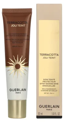 Zdjęcie produktu dla Guerlain Terracotta Joli Teint, Tubka, Płynny, Skóra uniwersalna, Spulchnianie, Ochrona, Brąz, Bronze