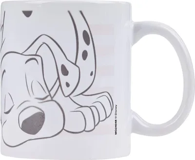 Produktbild von 101 Dalmatians - Kaffeebecher "Dream Big" PM2079 (Einheitsgröße) (Weiß/Grau)