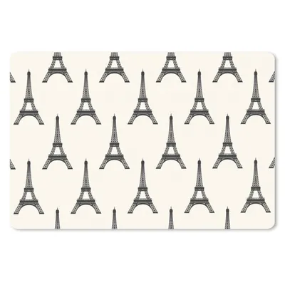 Produktbild von MuchoWow® Mauspad Mousepad Eiffelturm - Paris - Muster 27x18 cm - Mousepads - Maus Mat - Pad - Mausunterlage - Büroartikel - Desk Matten