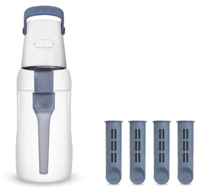 Zdjęcie produktu dla Dafi Butelka filtrująca SOLID 0,5 l jeansowa z 4 filtrami