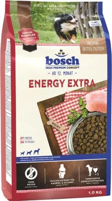 Produktbild von bosch Tiernahrung Energy Extra 1 kg, Adult, jede Rasse, Geflügel, 1 kg