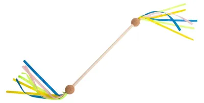 Image de BS Toys Bâton rotatif en bois avec ruban
