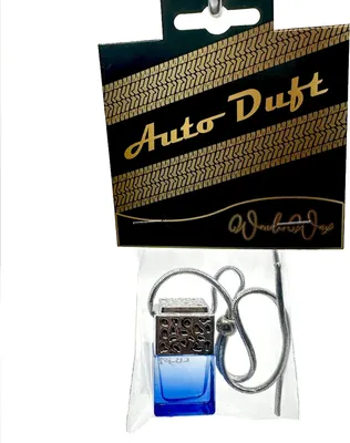 Produktbild von WonderWax Auto Duft Lufterfrischer Quadratisch blau-gold 8 ml|Savage|Innenraum Deko Parfüm Car Scent Baum Geruch Luxus Aufhänger