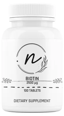 Produktbild von NaturePRO Biotin 2500 mcg 100 Tabletten