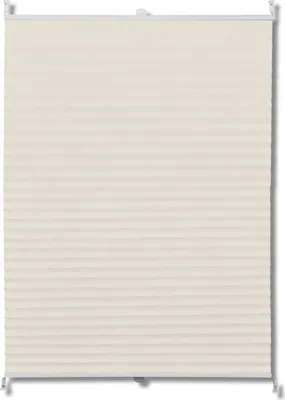 Obrázek produktu pro vidaXL Plisovaná roleta Plisovaná roleta 50x100cm krémová