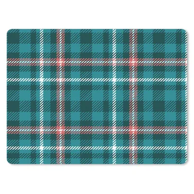 Produktbild von MuchoWow® Mauspad Mousepad Kariert - Tartan - Muster - blau - rosa 23x19 cm - Mousepads - Maus Mat - Pad - Mausunterlage - Schreibtischunterlage - Mauspad