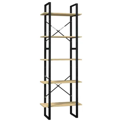 Immagine prodotto di Libreria 5 scomparti 60x30x175 cm in legno di pino massiccio