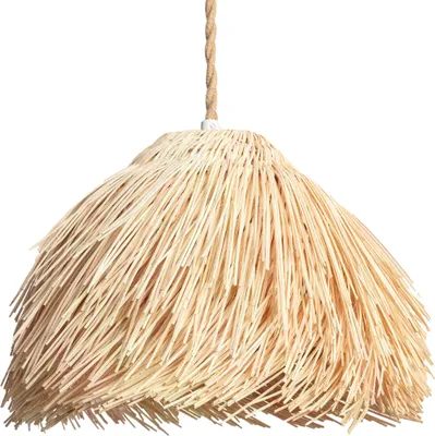 Image de Suspension en rotin Boho Abruzzo Gabriella 35 cm E27