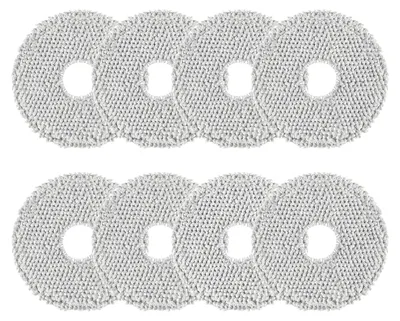 Produktbild von 8 Stück Wischtücher für ECOVACS DEEBOT X2/T20/T20e/T50 OMNI, T30/T30C/T30S Pro/Combo Omni, für Xiaomi X20/X10+ Plus Saugroboter, Wiederverwendbar und Waschbar Ersatztuch