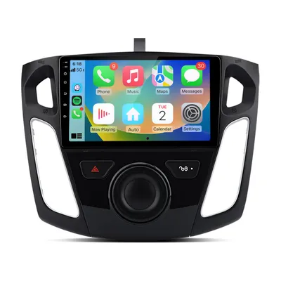 Produktbild von 2GB+64GB 9'' Android 15 Autoradio 4-KERN Carplay Für Ford Focus 3 MK3 2011-2019 GPS Navi WIFI BT FM RDS DAB+ SWC DSP 2DIN USB PDC Freisprechen