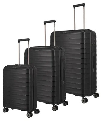 Productafbeelding van Travelite MOOBY Trolley, 4 wielen, L/M, uitbreidbaar, zwart