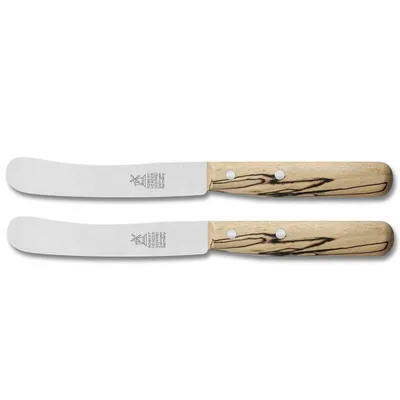 Produktbild von Windmühlenmesser Buckels Messer Set 2-tlg Eisbuche