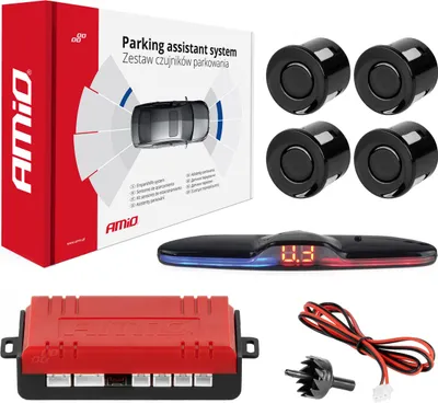 Immagine prodotto di AMiO Parking assistant MAX LED a 4 sensori nero