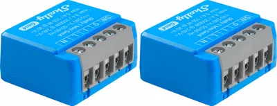 Zdjęcie produktu dla Przekaźnik SHELLY 1 Mini Gen4, 8 A, WLAN, Bluetooth, niebieski, 2 szt
