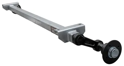 Produktbild von KNOTT VG7-L ungebremste Anhängerachse 750 kg 1380 mm Auflage 1880 mm Nabenabstand 4x100 Lochkreis für PKW Anhänger Transportanhänger