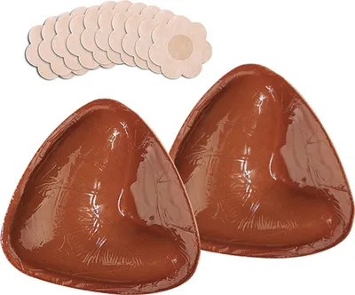 Produktbild von Doppelseitige Klebe-BH-Einlagen, wiederverwendbar, Push-Up, selbstklebende BH-Pads, unsichtbarer Lift-BH-Einsatz für Bikini, Badeanzug, Sport, trägerloser BH