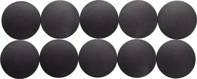 Produktbild von MAUL Magnet rund 10 Stück 2,5 kg Kunststoff Ferrit bruchsicher erodiert lackiert Ø 3.8 x 1.55 cm schwarz