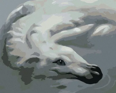 Produktbild von Zuty - Malen nach Zahlen - ALLIGATOR ODER PFERD - ILLUSION (D. RUSTY RUST), 40x50 cm, ohne Keilrahmen