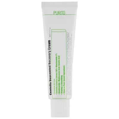 Image de Purito Crème régénératrice sans parfum à base de Centella Asiatica, 50ml