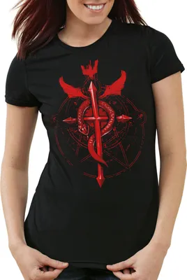 Produktbild von style3 Alchemie Damen T-Shirt anime manga japan full metal, Größe:S