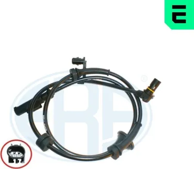 Produktbild von ERA ABS Sensor Raddrehzahl Hinten Links Hinten Rechts für TOYOTA AYGO (WNB1, KGB1) 560124A