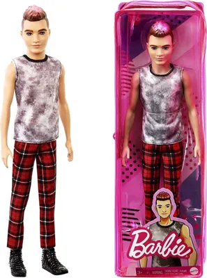 Obrázok produktu pre Bábika Barbie Model Ken Kárované nohavice 176 GVY29