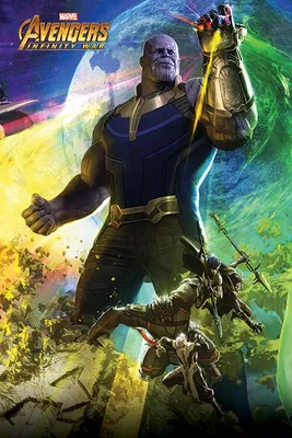 Image de Avengers: Infinity War - Thano - 61x91,5cm - Affiche Poster