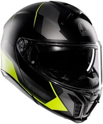 Produktbild von AGV TOURMODULAR PERCEPTION Klapphelm matt schwarz-fluo gelb XXL