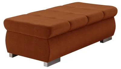 Produktbild von MIRJAN24 Polsterhocker Orkan Groß, Moderne Sitzhocker vom Hersteller, Holzkonstruktion, 120x60x39 cm (Farbe: Flow 09)