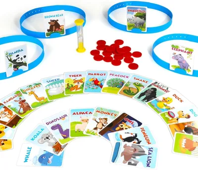 Imagen del producto de Juego de mesa "¿Quién soy?", con cartas de animales, compacto, ideal para niños y familias