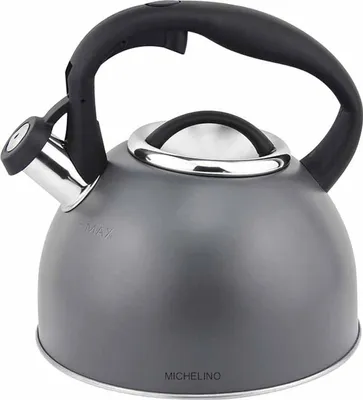 Immagine prodotto di Bollitore a flute in acciaio inox 2,4 litri Michelino