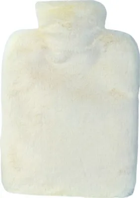 Immagine prodotto di INF Borsa dell'acqua calda con rivestimento morbido e soffice Beige