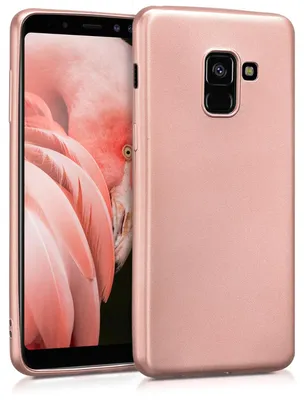 Produktbild von kwmobile 45634.31, Cover, Samsung, Samsung Galaxy A8 (2018), 14,2 cm (5.6"), Roségold