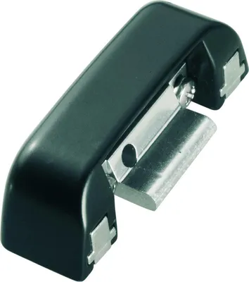 Produktbild von Einstellbares Schließblech Schwarz ISEO Alu 1 und 2 Flügel für Antipanikverschluss IDEA - 94100130