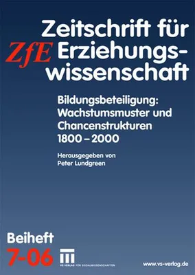 Immagine prodotto di Bildungsbeteiligung: Wachstumsmuster und Chancenstrukturen 1800 - 2000